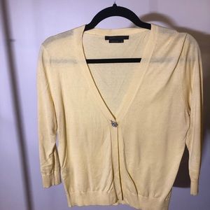 💥3 for $20 💥 BCBG yellow cardigan